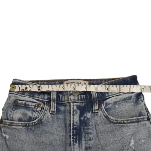 Abercrombie & Fitch The Ankle  Straight Ultra High Rise Size 24 - Picture 11 of 13